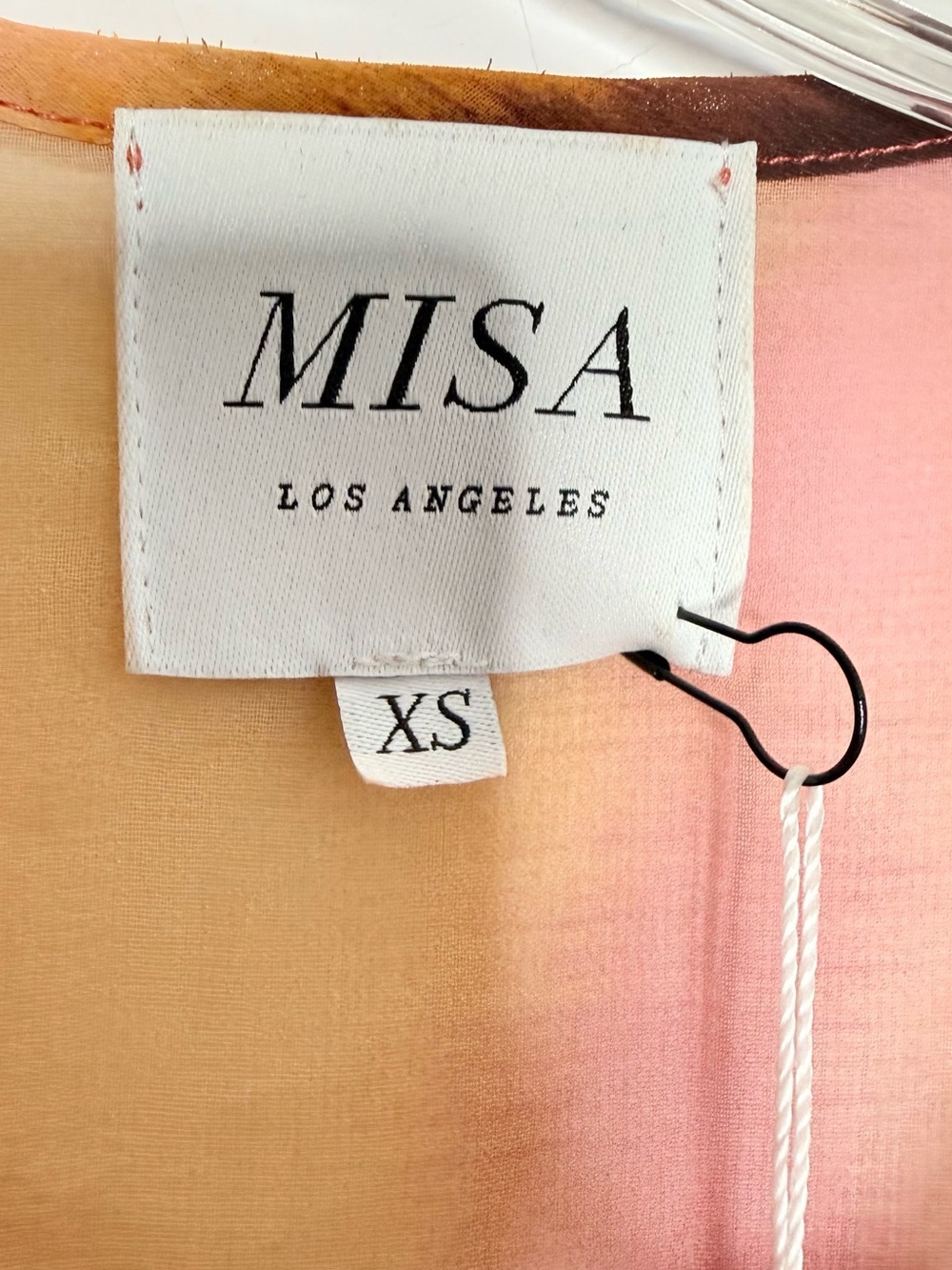 MISA Los Angeles Poppy Jaipur Ombre Ruffle Boho Midi Dress XS NWT - Picture 4 of 6